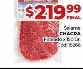 Diarco Salame Chacra Feteado oferta