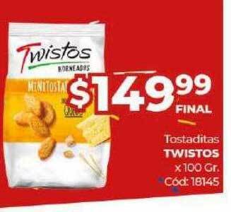 Diarco Tostaditas Twistos oferta