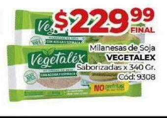 Diarco Milanesa De Soja Vegetalex oferta