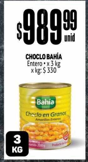 Makro Choclo Bahía oferta