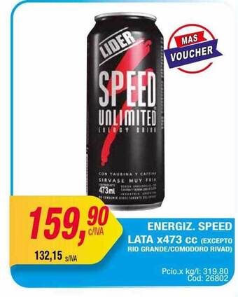Maxiconsumo Energiz Speed Lata oferta
