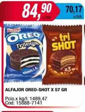 Maxiconsumo Alfajor Oreo-shot oferta