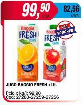 Maxiconsumo Jugo Baggio Fresh oferta