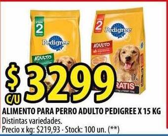 Punto Mayorista Alimento Para Perro Adulto Pedigree oferta