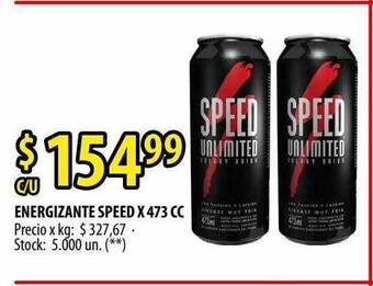 Punto Mayorista Energizante Speed oferta
