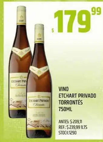 Supermercados Todo Vino Etchart Privado Torrontés 750ml oferta