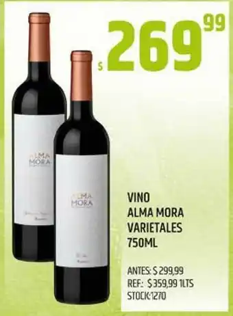 Supermercados Todo Vino Alma Mora Varietales 750ml oferta