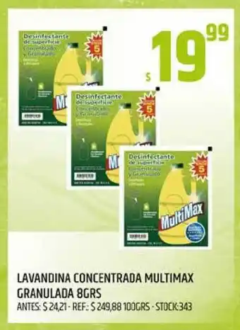 Supermercados Todo Lavandina Concentrada Mutlimax Granulada 8grs oferta