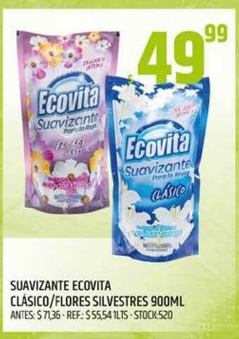 Ecovita Suavizante Clásico Flores Silvestres 900ml
