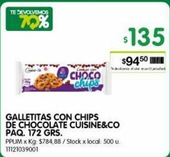 Jumbo Galletas cuisine & co 172g oferta