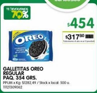 Jumbo Galletas oreo 354g oferta