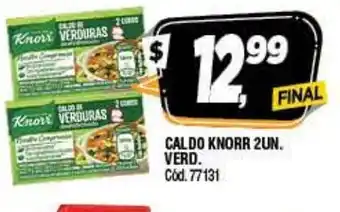 Supermercados Yaguar Knorr Caldo 2Un Verd oferta