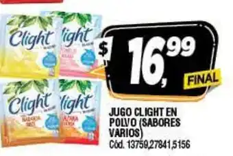 Supermercados Yaguar Clight Jugo En Polvo oferta