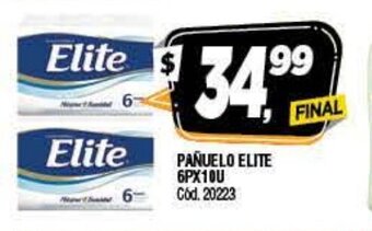 Supermercados Yaguar Elite Pañuelo 6Px10u oferta