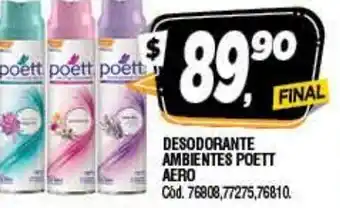 Supermercados Yaguar Poett Desodorante Ambientes Aero oferta