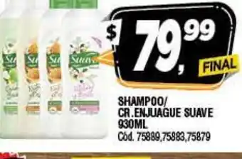 Supermercados Yaguar Suave Shampoo/Cr.Enjuague 930ml oferta