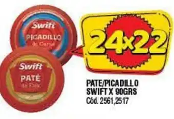 Supermercados Yaguar Swift Pate/Picadillo x 90 grs oferta