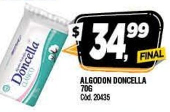 Supermercados Yaguar Doncella Algodon 70 g oferta