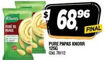 Supermercados Yaguar Knorr Pure Papas 125 g oferta