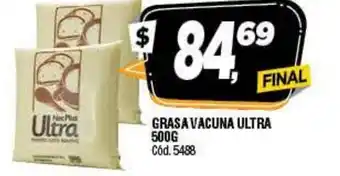 Supermercados Yaguar Ultra Grasa Vacuna 500g oferta