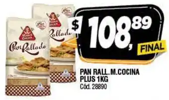 Supermercados Yaguar Pan Rall.M.Cocina Plus 1 kg oferta