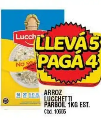 Supermercados Yaguar Lucchetti Arroz Parboil 1 kg Est oferta