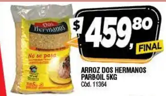 Supermercados Yaguar Hermanos Arroz Dos Parboil 5 kg oferta