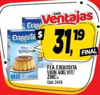 Supermercados Yaguar Exquisita Fla. Vain. 60 g Vit/Zinc> oferta