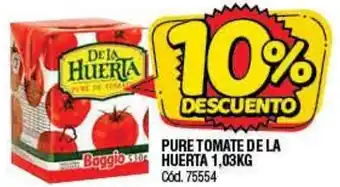 Supermercados Yaguar Dela Huerta Pure Tomate 1,03 kg oferta