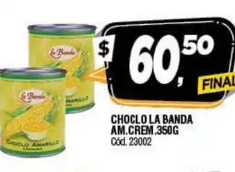 Supermercados Yaguar La Banda Choclo Am.Crem.350 g oferta