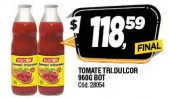 Supermercados Yaguar Tomate Tri. Dulcor 960 g Bot oferta
