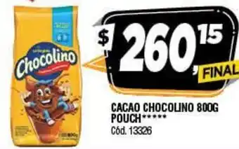 Supermercados Yaguar Chocolino Cacad 800 g Pouch oferta