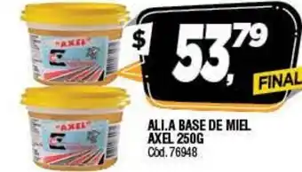Supermercados Yaguar Axel Ali. A Base De Miel 250 g oferta