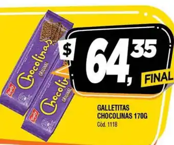 Supermercados Yaguar Chocolinas Galletitas 170 g oferta