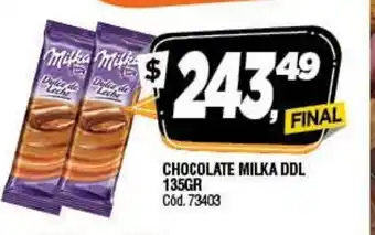Supermercados Yaguar Milka Chocolate DDL 135gr oferta