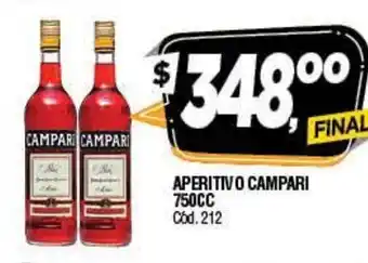Supermercados Yaguar Campari Apertivo 750cc oferta