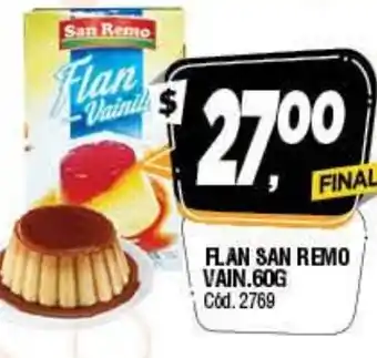San Remo Flan Vain. 60g