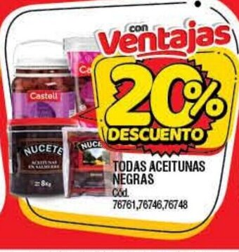 Supermercados Yaguar Todas Aceitunas Negras oferta