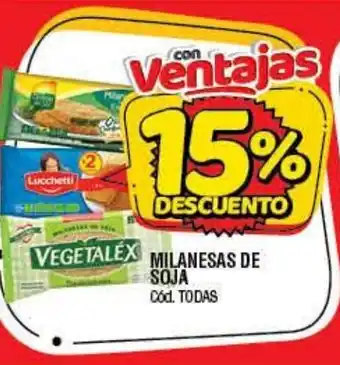 Supermercados Yaguar Milanesa De Soja oferta