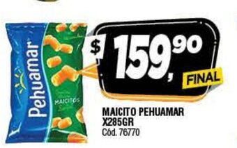 Supermercados Yaguar Pehuamar maicito x 285gr oferta