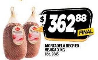 Supermercados Yaguar Mortadela Recreo Vejiga x kg oferta