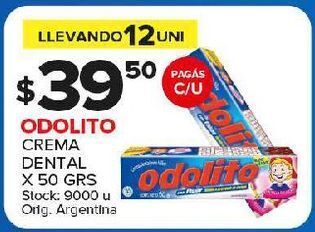 Carrefour Maxi Crema dental odolito x 50g oferta