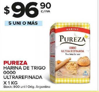 Carrefour Maxi Harina de trigo pureza x 1kg oferta