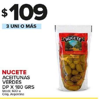 Carrefour Maxi Aceitunas nucete x 180g oferta