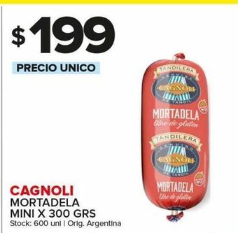 Carrefour Maxi Mortadela cagnoli x 300g oferta