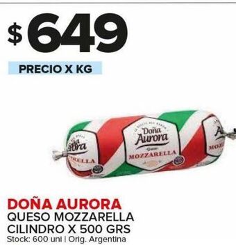 Carrefour Maxi Queso doña aurora x 500g oferta