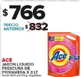 Carrefour Maxi Jabón líquido ace x 3l oferta