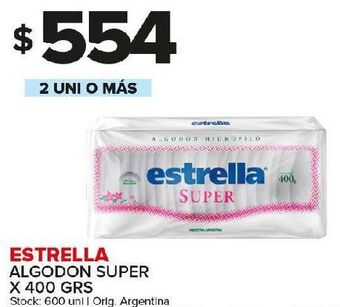 Carrefour Maxi Algodón estrella x 400g oferta