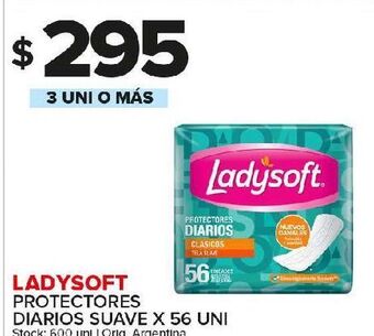 Carrefour Maxi Protectores femeninos ladysoft x 56un oferta