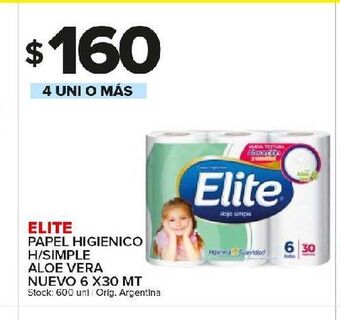 Carrefour Maxi Papel higiénico elite 6 x 30mts oferta